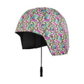 Helmet umbrella with NC fabric canopy and EVA bone, 76cm unfolded, long handle, dual-purpose sun and rain protection