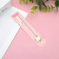 Creative cartoon metal pendant bookmark featuring cherry blossom cat or rabbit design, student book holder
