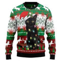 Men's loose fit long sleeve round neck sweatshirt with printed design, available in S-6XL