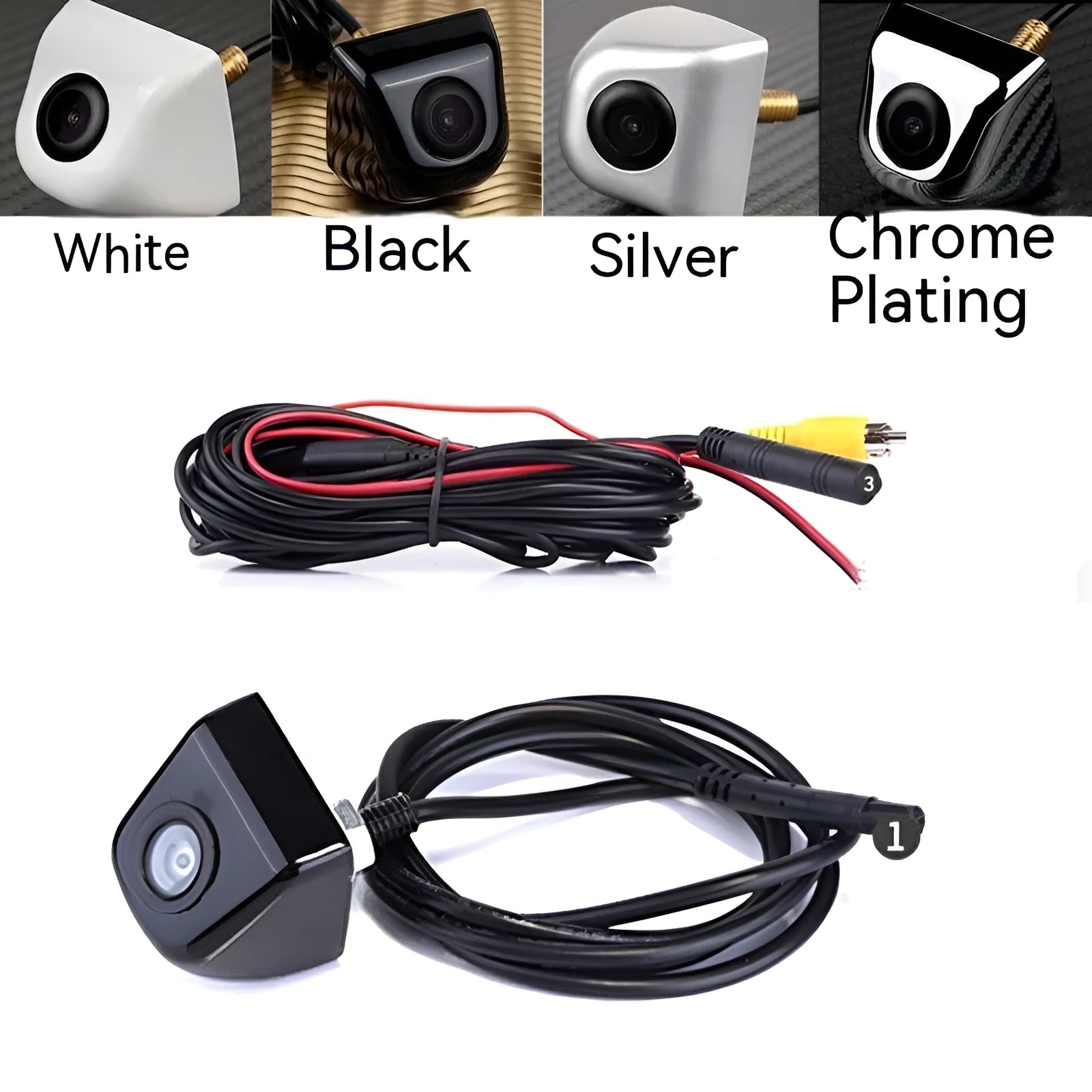 Waterproof metal car reverse parking camera with night vision capability