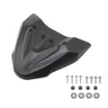 Black ABS plastic fixed wind front wing for KTM 390 Adventure and 790 Adventure ADV motorcycles