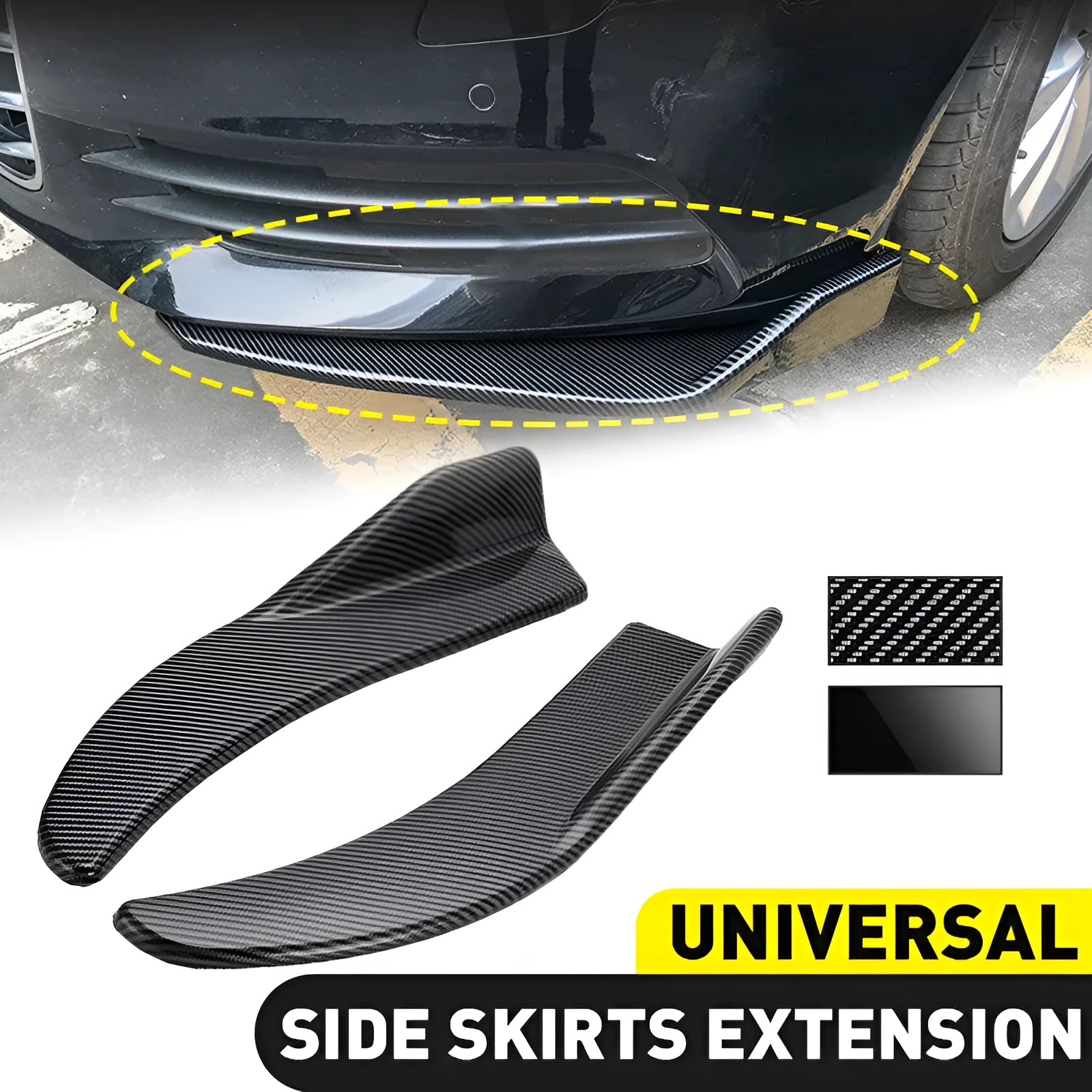 440mm ABS car deflector lights for General Motors vehicles with screw fixation