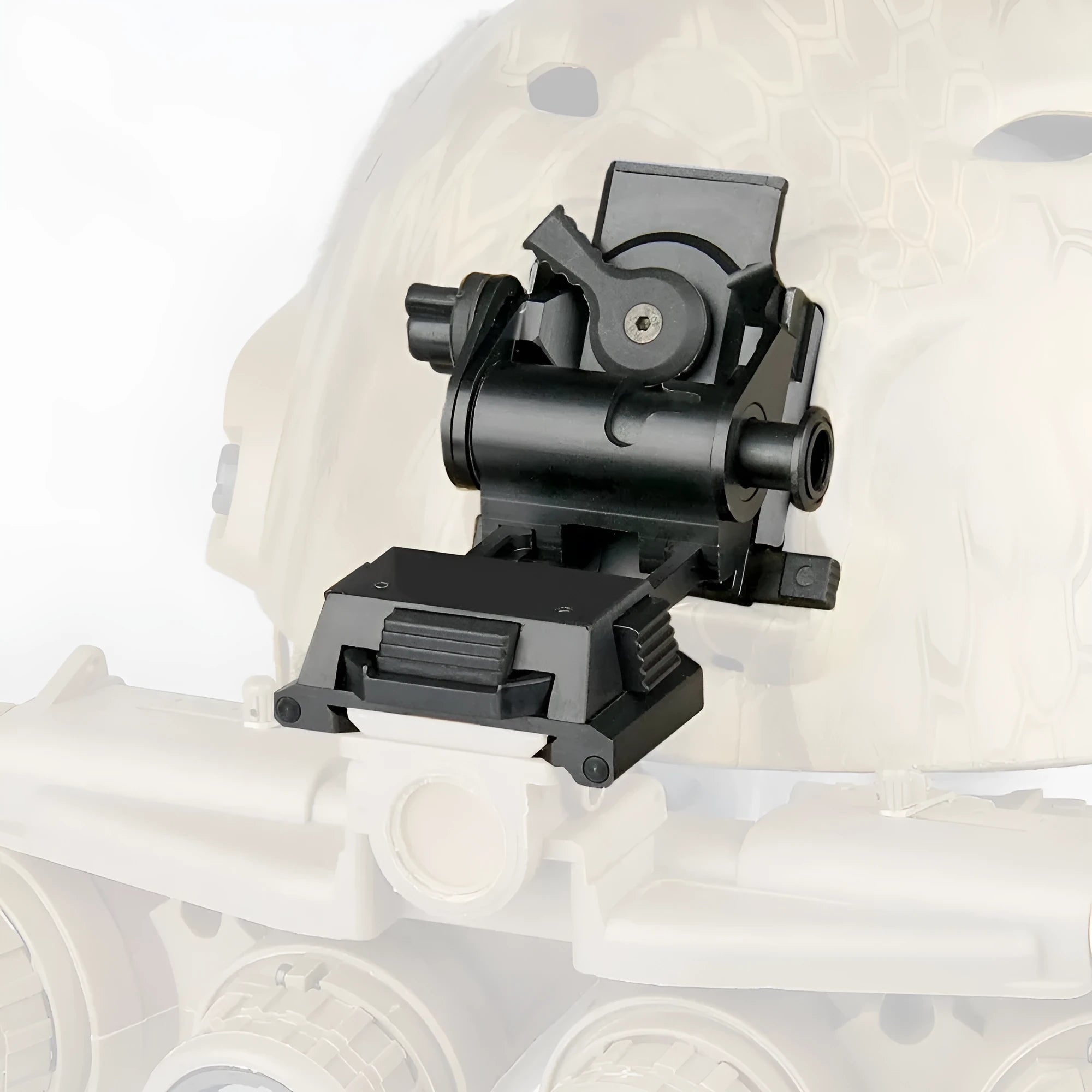 Strong Dark Earth metal alloy L4 G24 night vision helmet mount with breakaway base