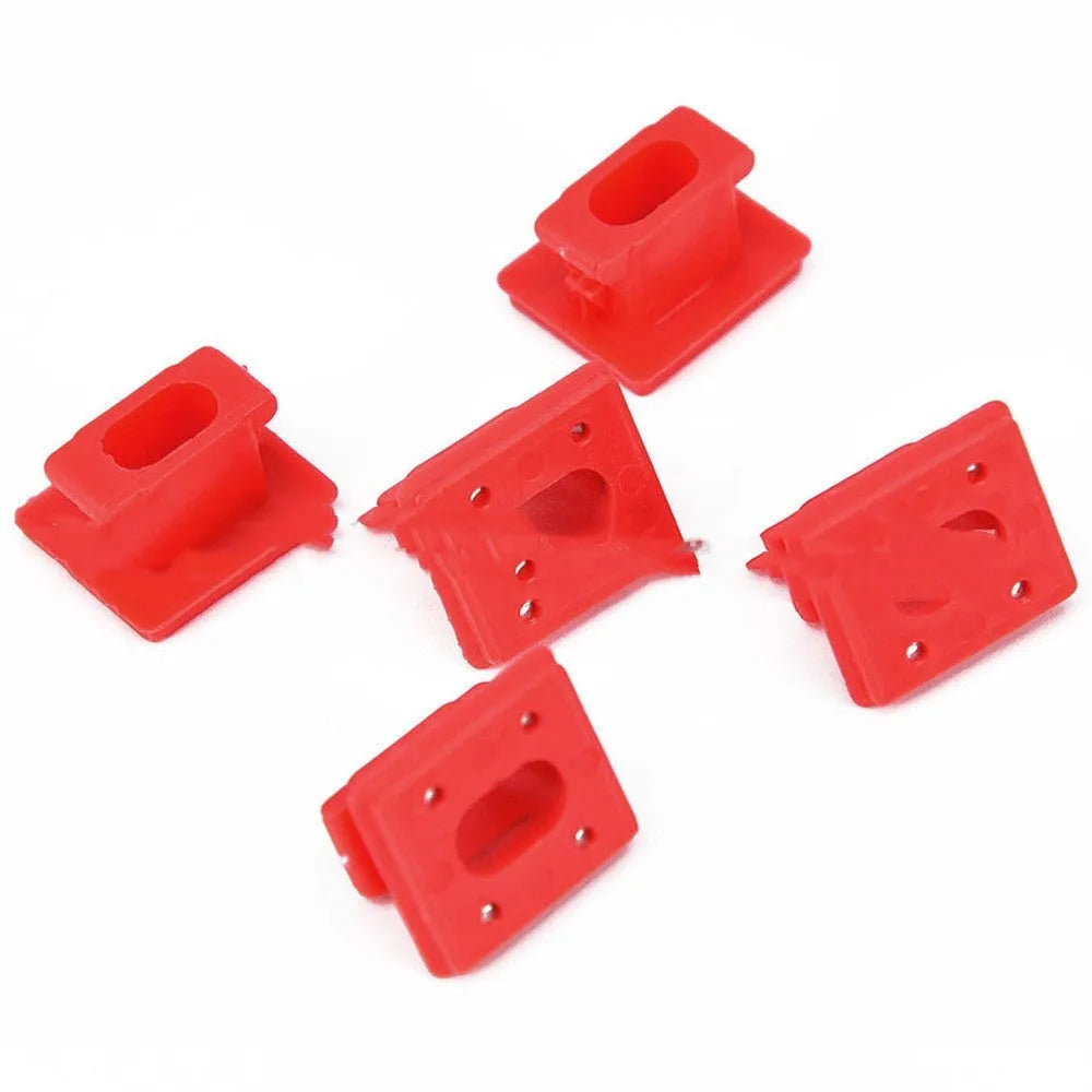 Black plastic BMW interior door trim panel snap clips for walnut trim, pack of 10 pieces