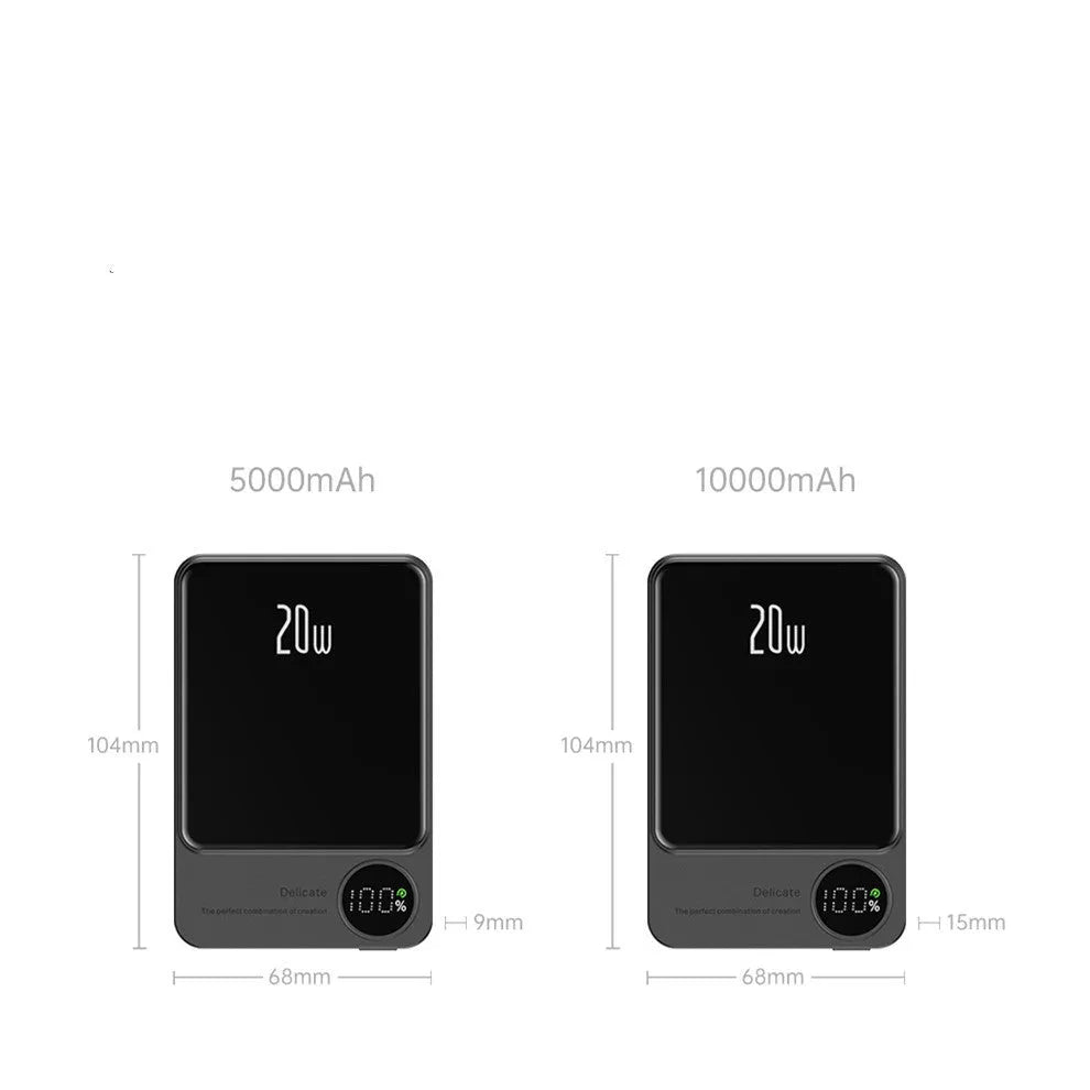 Macsafe magnetic wireless power bank for iPhone 14 in Cangling green with 10000mAh capacity