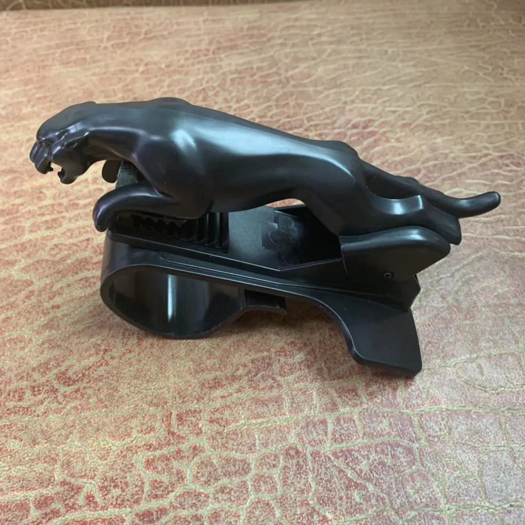 Car Leopard ABS mobile phone holder rotatable bracket black colour no-trace car mount