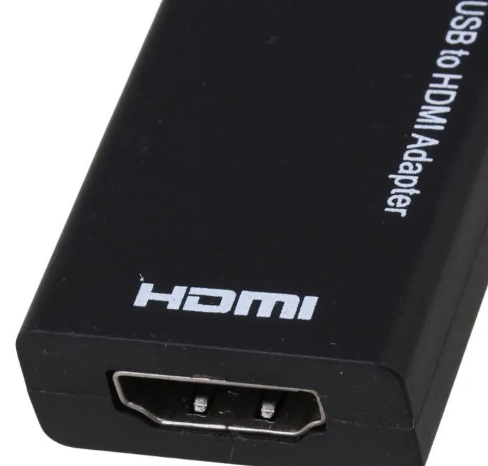 Black DisplayPort to HDMI adapter cable 12cm with ABS connector housing