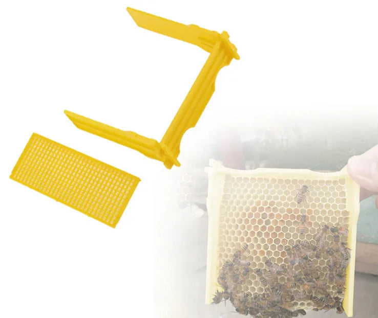 Three white EPS foam mini bee delivery boxes for hive frame and colony transport.