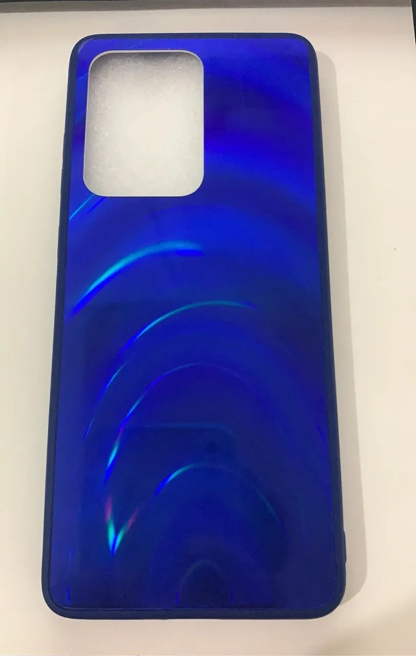 Marble shockproof silicone phone case for Samsung, TPU PC acrylic, soft edge full cover, anti-fingerprint, black colour