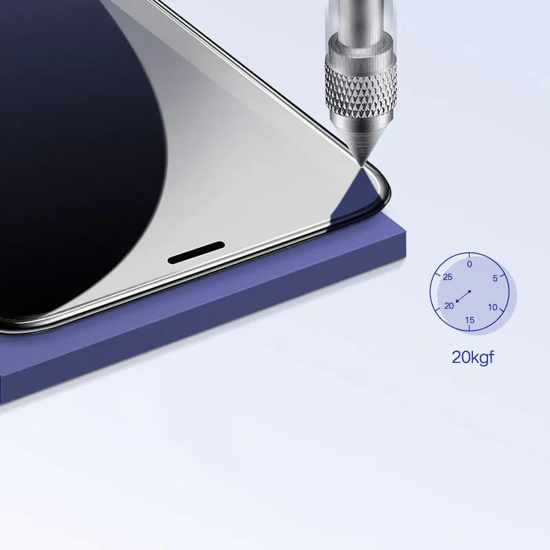 9D tempered glass screen protector for iPhone 11 Pro Max, anti-reflective and anti-fingerprint, colour options available