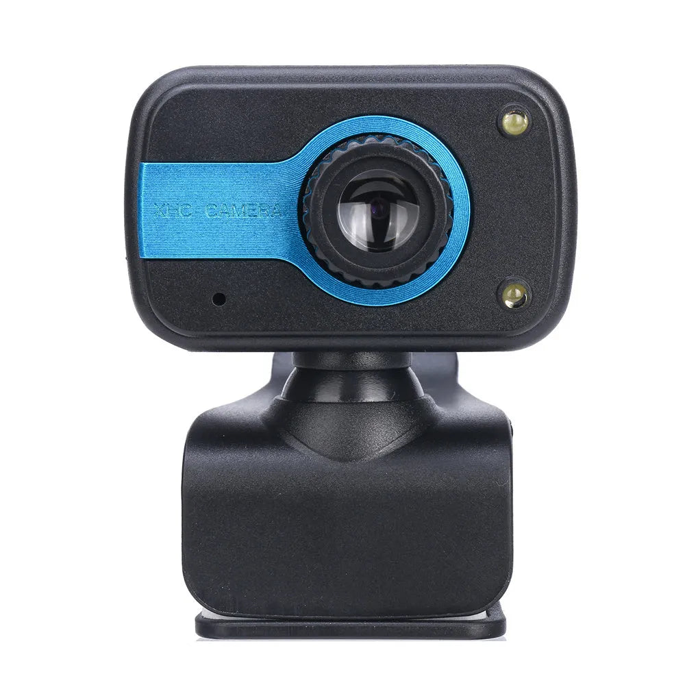 Mini driverless video camera with 12-megapixel CMOS sensor, 360-degree rotation, manual focus, built-in microphone, and 1.45-metre cable