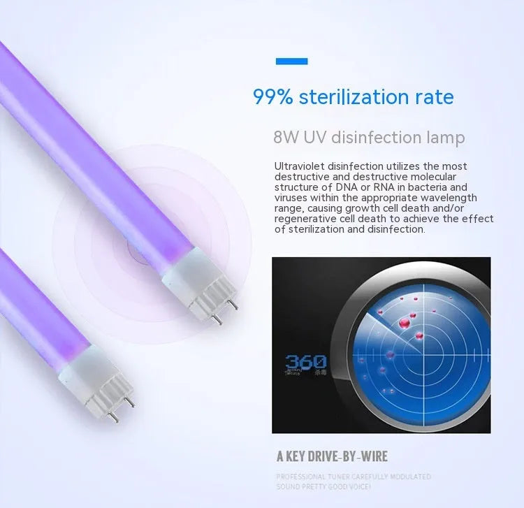 Small silver ultraviolet steriliser cabinet with stainless steel interior for salon tools.