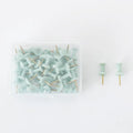 Creative Morandi colour pushpins 50 pieces DIY push pin in green grey pink and mixed colours