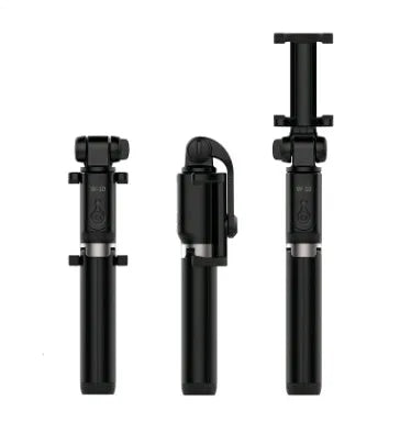 Aluminium alloy Bluetooth tripod selfie stick with remote control for mobile phones