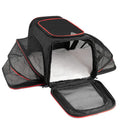 Cat transport bag in solid colour with 600D cation material construction