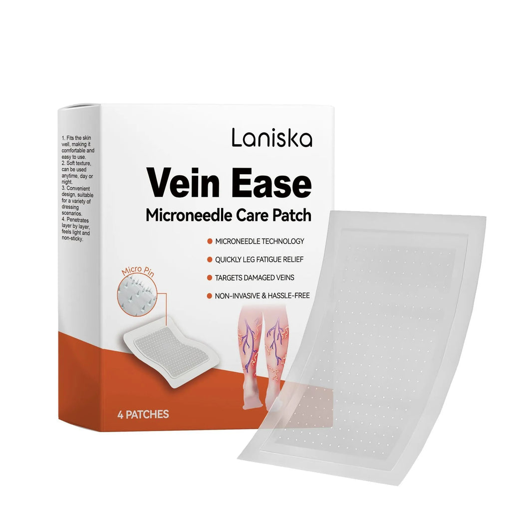 Laniska Leg Nursing Adhesive Bandage pack of 4 patches for leg discomfort with moisturising ingredients