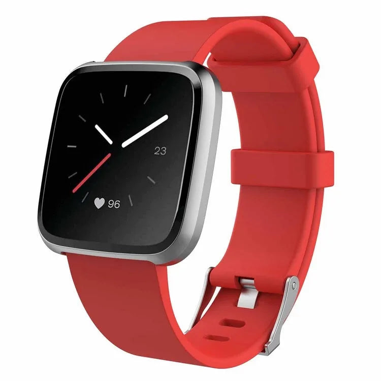 Fitbit Versa Lite replacement wrist strap in TPE material showing colour options