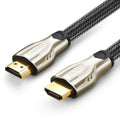 5 metre long HDMI cable with gold-plated connectors on a white background.