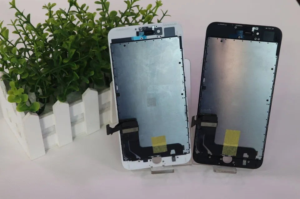 LCD touch screen replacement for iPhone 6 to 8 Plus, black or white, with disassemble tool