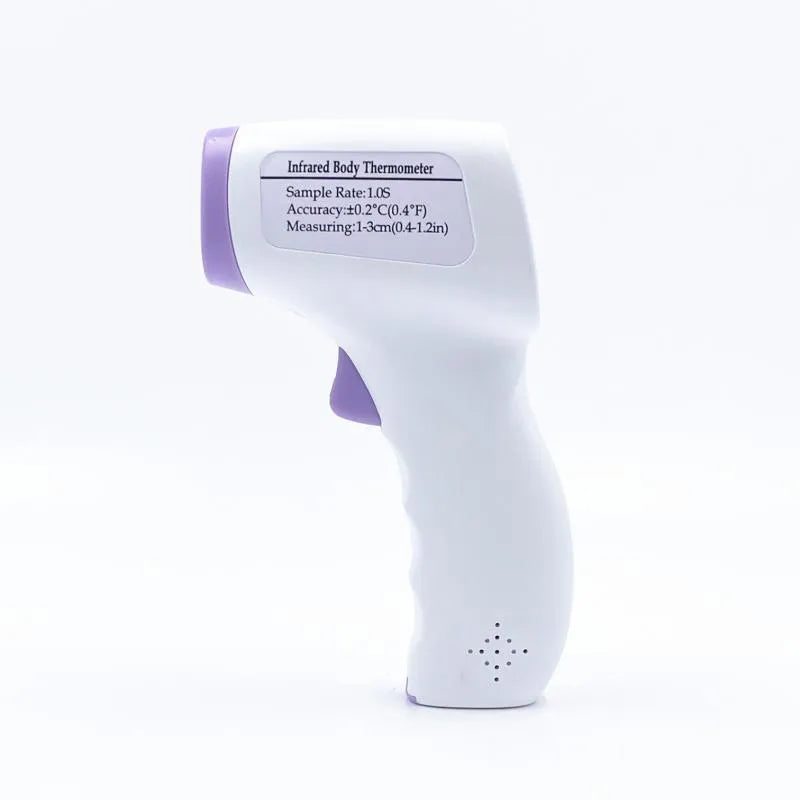 White digital non-contact thermometer for hygienic temperature measurement