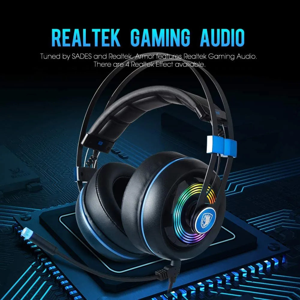 Black wired USB headset with microphone and wire controller for PC computers