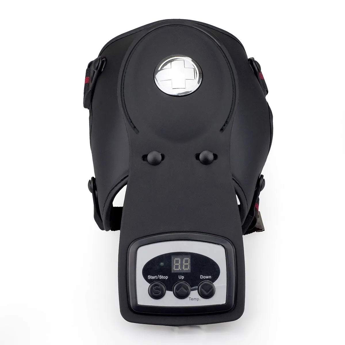 Knee massager with infrared heat warming, adjustable temperature control, knee pads and shoulder pads