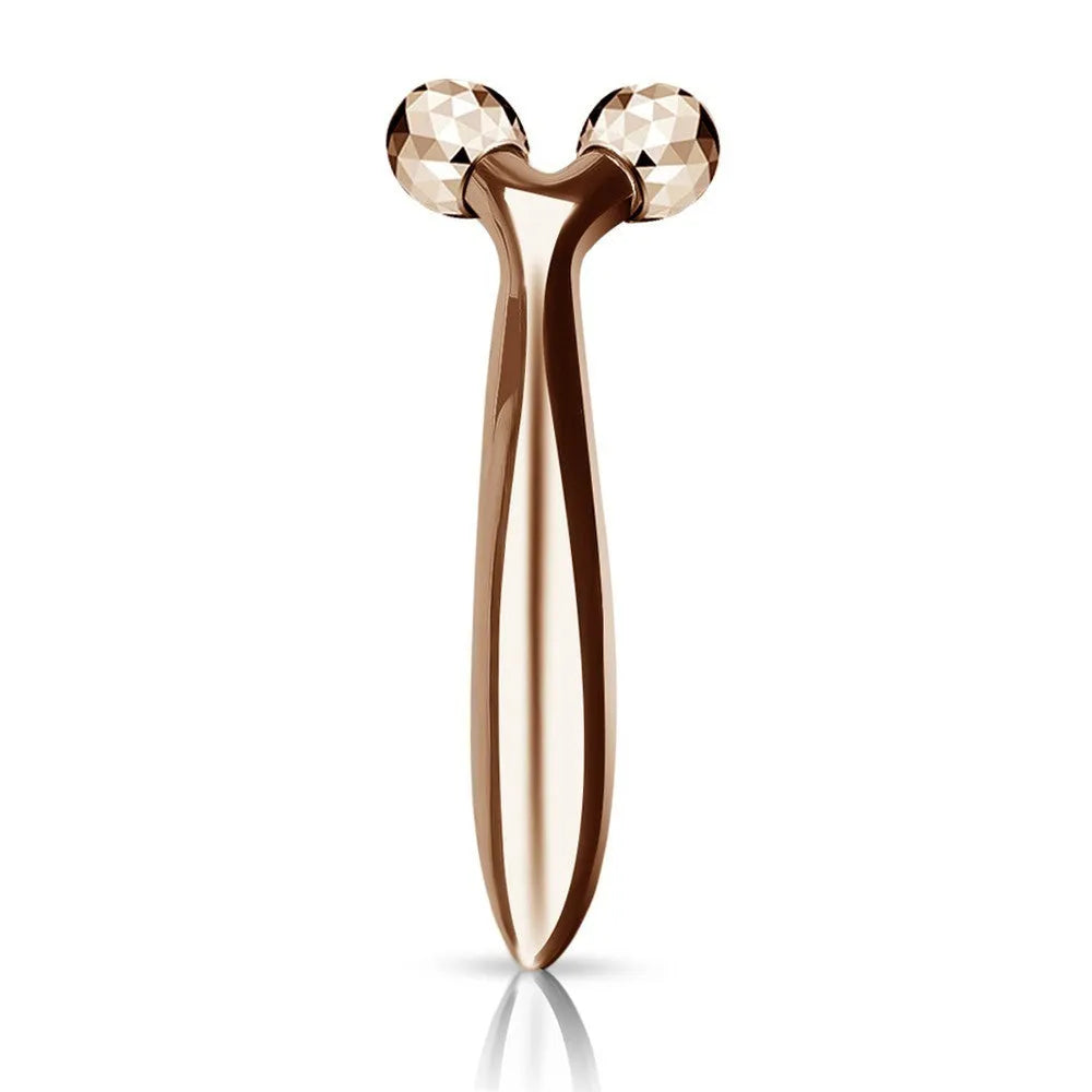 3D roller massager Y Shape Roller gold colour face lifting device for home use