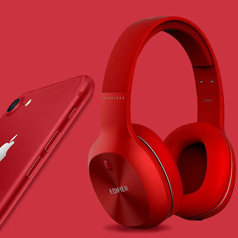 Bluetooth sports headset in black, red, or white colours with over-ear design for workouts