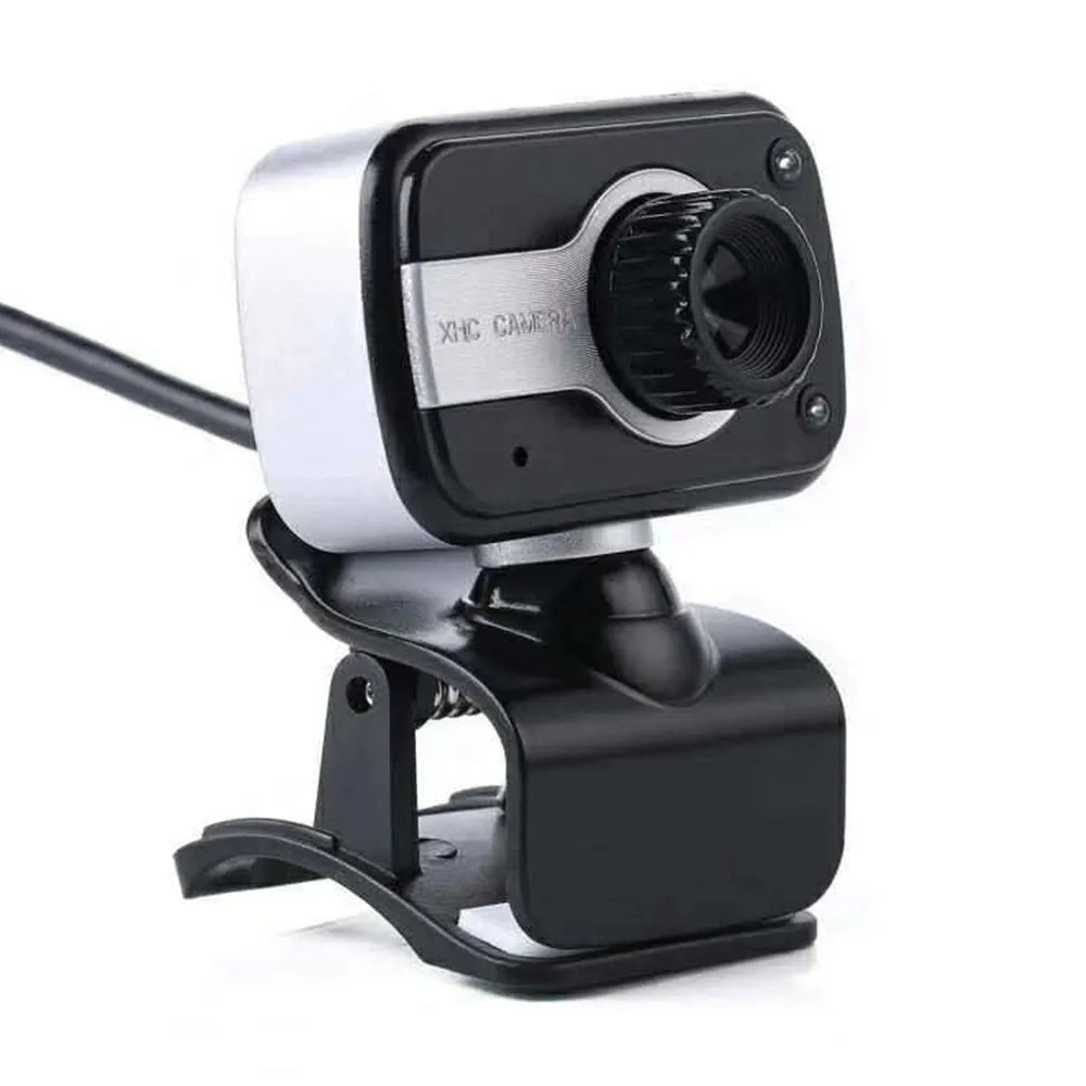 Mini driverless video camera with 12-megapixel CMOS sensor, 360-degree rotation, manual focus, built-in microphone, and 1.45-metre cable