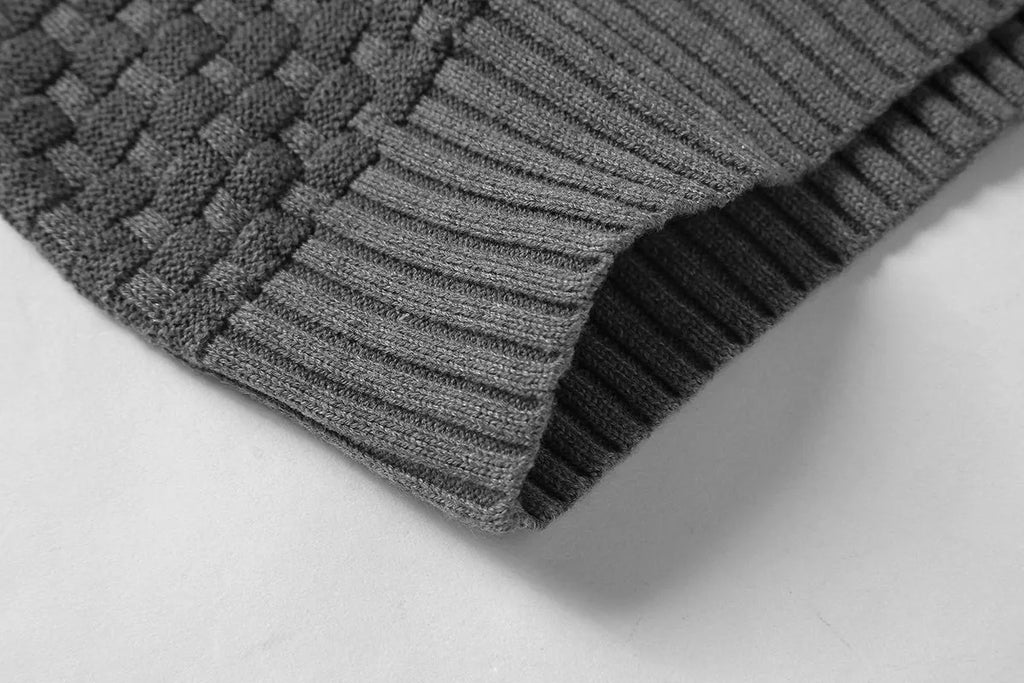 Men's cotton-polyester blend hoodie sweater on a hanger, shown in one of nine available colours.