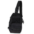 Military tactical backpack with MOLLE system and x-type quick fetching on the front, 600D waterproof Oxford, 28x20x14 cm, small booby-bag style