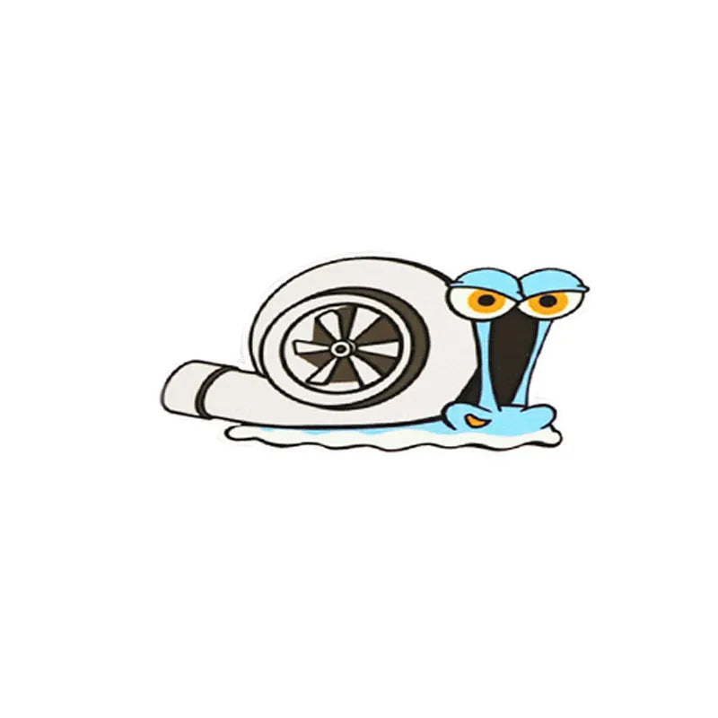 Cartoon snail reflective car sticker decal for vehicle bumper or window