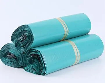 100-pack polyethylene courier bags clothing bag sticker sealing multiple sizes colours black gray green white
