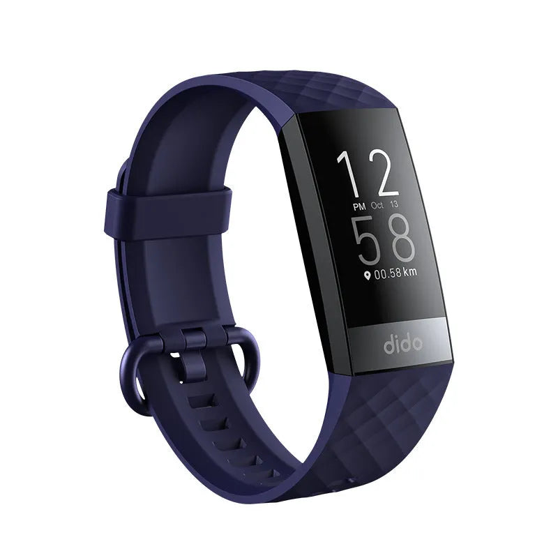 Y6 Black smart bracelet with health monitoring on a wrist