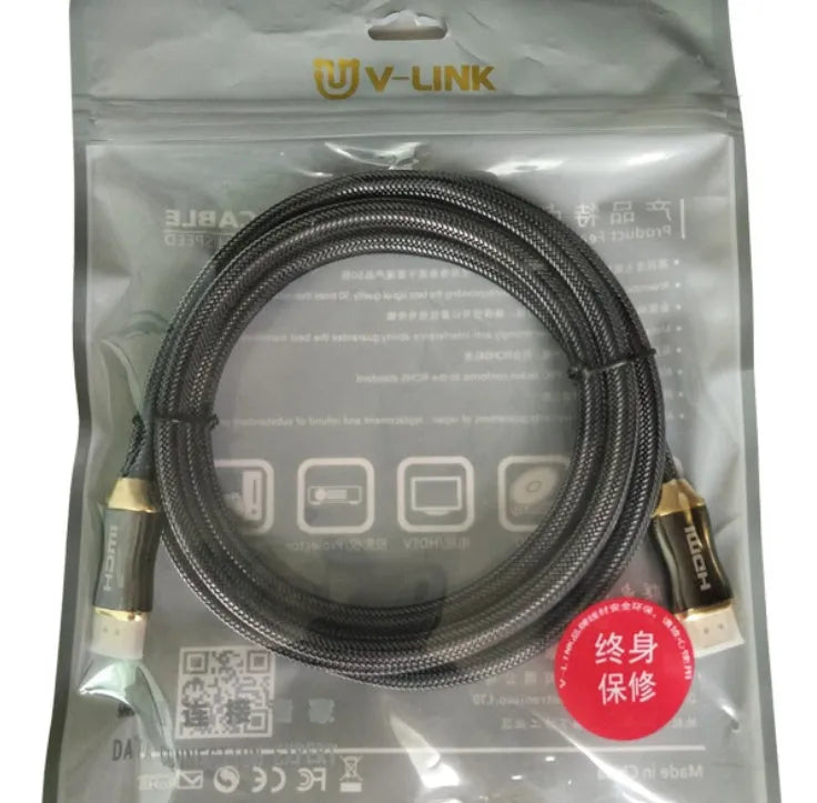 Copper wire video projector monitor cable in selected length for display connection