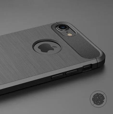 TPU shock proof phone case back cover for iPhone in solid colour, compatible with iPhone 5 to XS Max