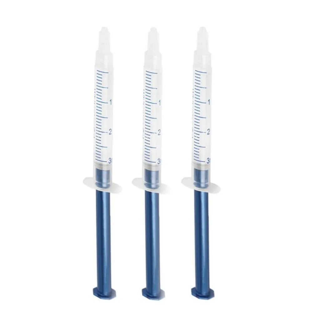 Teeth whitening gel 3ml for cold light treatment in white packaging