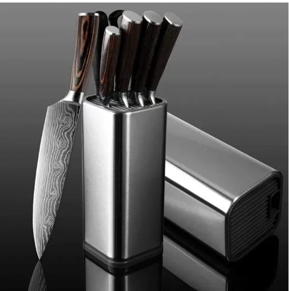 Multifunctional kitchen tool holder with detachable draining base in black and white options