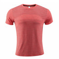 Polyester spandex workout T-shirt in multiple colours with short sleeves for running and basketball