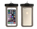 AQUA-ONE waterproof phone pouch in various colours with clear touchscreen panel for diving and swimming
