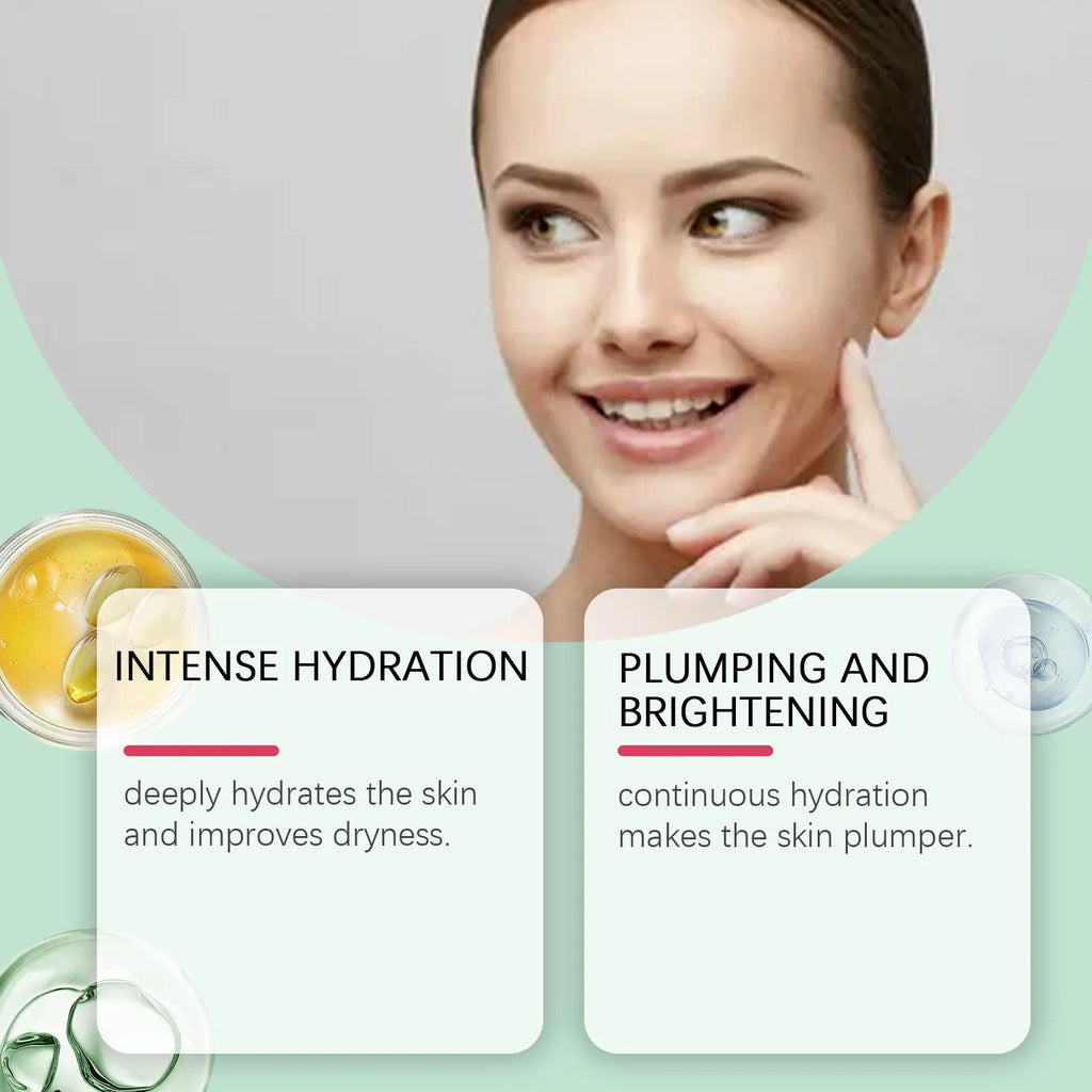 Retinol hydrating face mask with hyaluronic acid and Centella asiatica extract in single and four-piece pack
