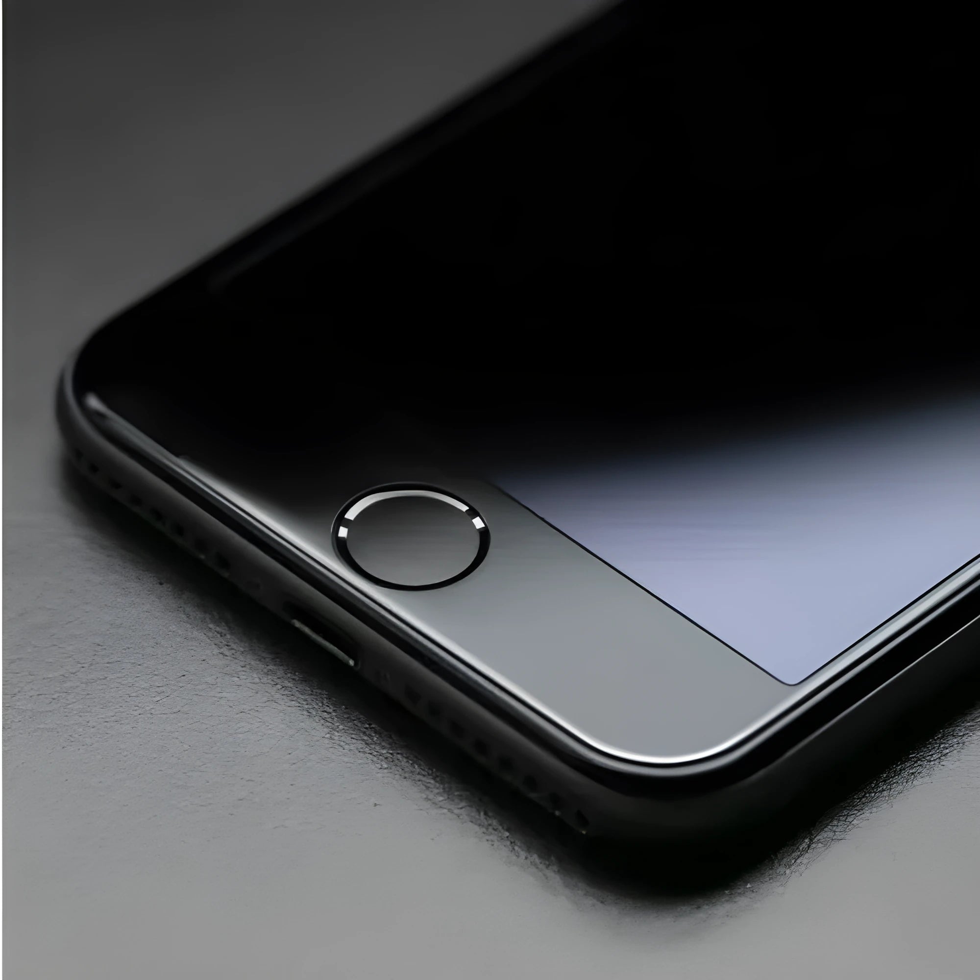 0.23mm soft 3D curved tempered glass screen protector compatible with iPhone 7, black edge full coverage
