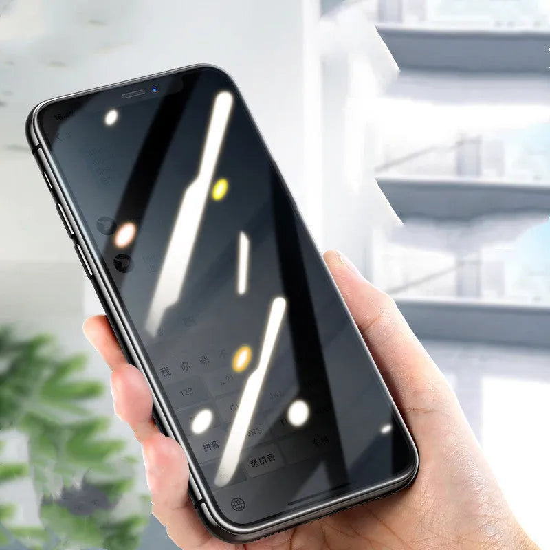 9D tempered glass screen protector for iPhone 11 Pro Max, anti-reflective and anti-fingerprint, colour options available