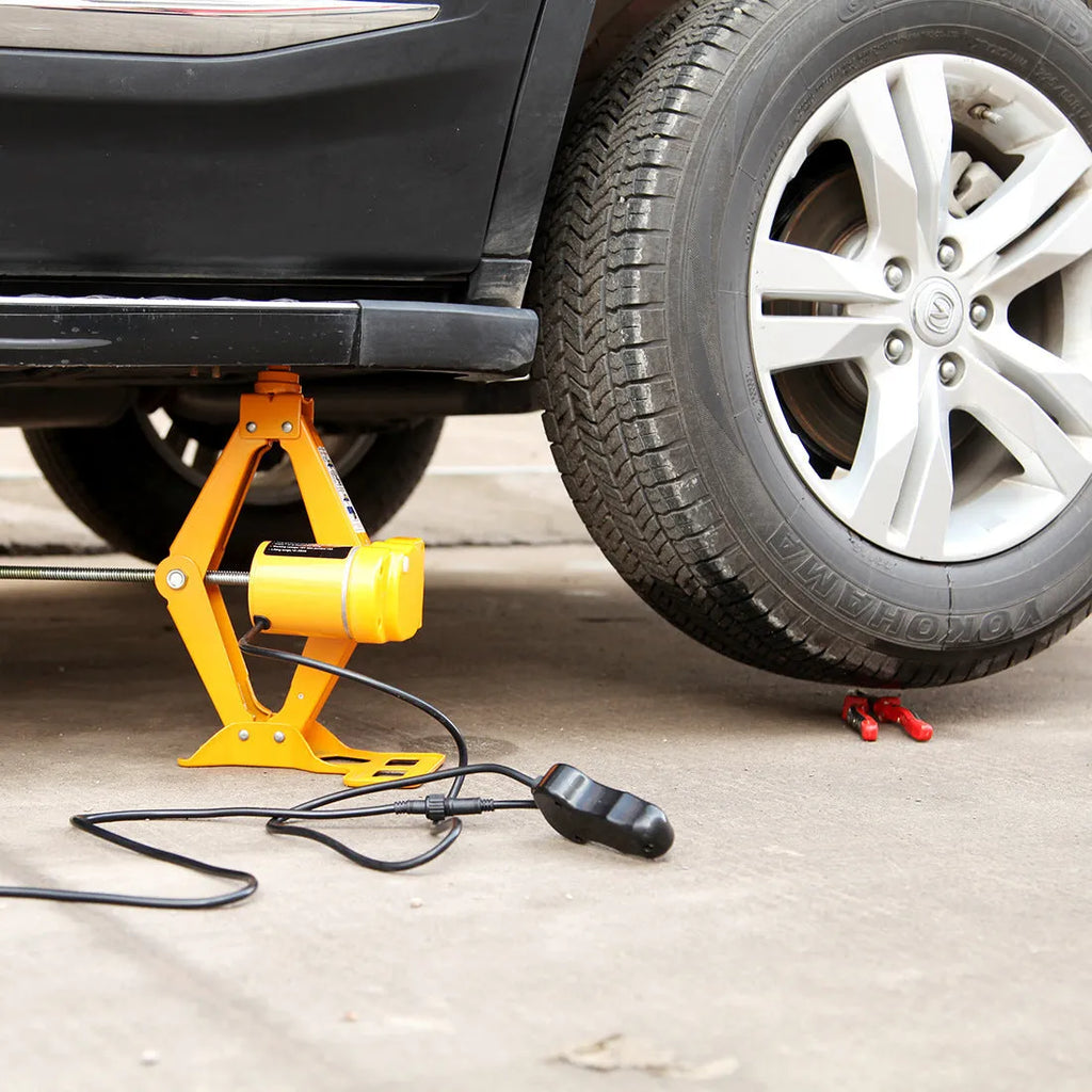 2 ton electric hydraulic jack kit for vehicle maintenance with 120-350mm height adjustment