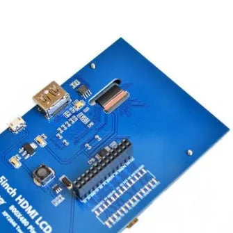 5 inch 800x480 resistive touch LCD screen HDMI display for Raspberry Pi with GPIO connection