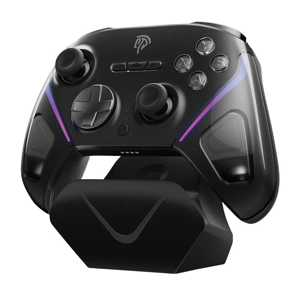 Rocker Smart game controller charging dock station in black, green, or purple with Type-C port