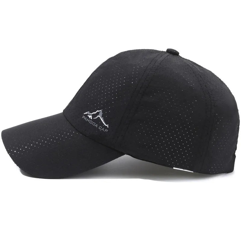 Korean style adjustable baseball cap in polyester, shown in army green colour with a dome crown.