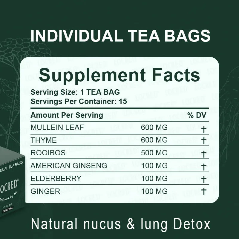 Home Sugar Free Hairy Flower Tea bag box with 15 packs, 100g net content, sugar-free herbal tea