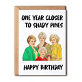 Creative Home simple modern birthday greeting card with a choice of coloured and Kraft paper envelopes.