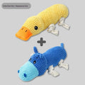 PVC chewing pet toy with sound feature in Crocodile style for dogs
